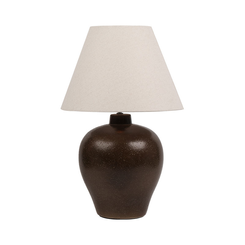 Jar Keramik Retro Lampu Meja Tempat Tidur Gaya Tiongkok Baru
