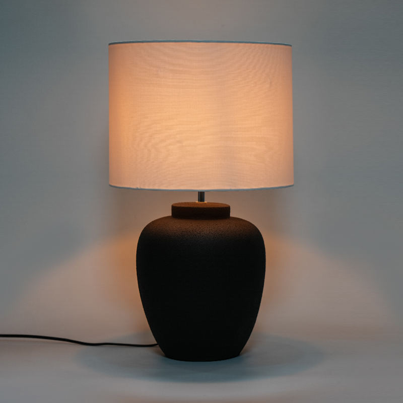 Jar Keramik Retro Lampu Meja Tempat Tidur Gaya Tiongkok Baru