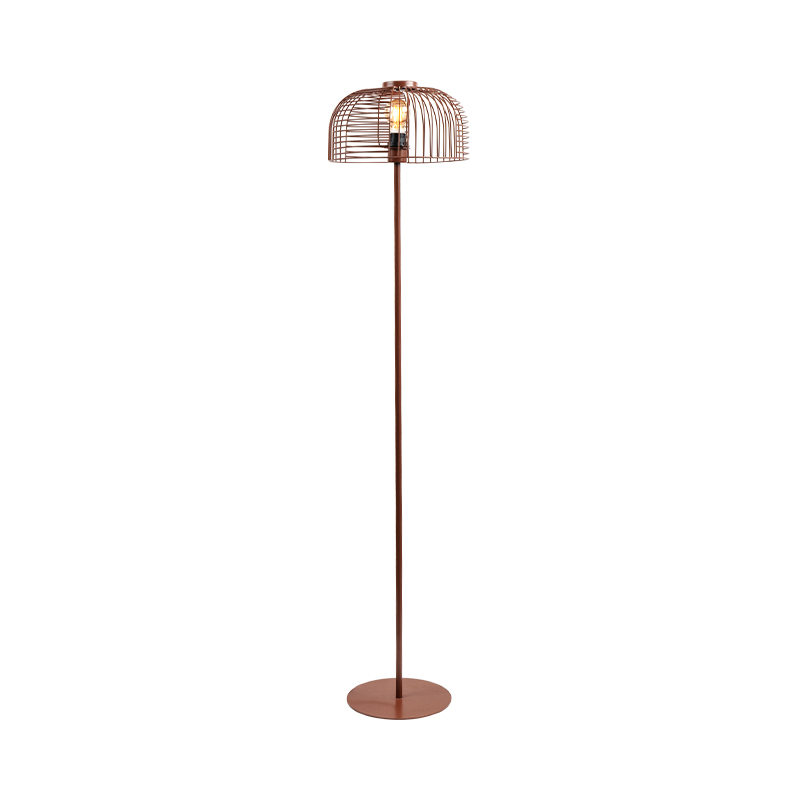 Lampu lantai dekoratif besi tempa nordic