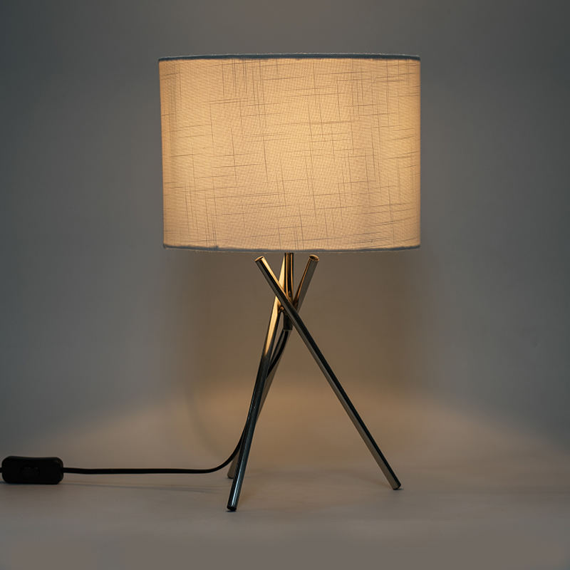 Lampu meja kamar tidur stainless steel