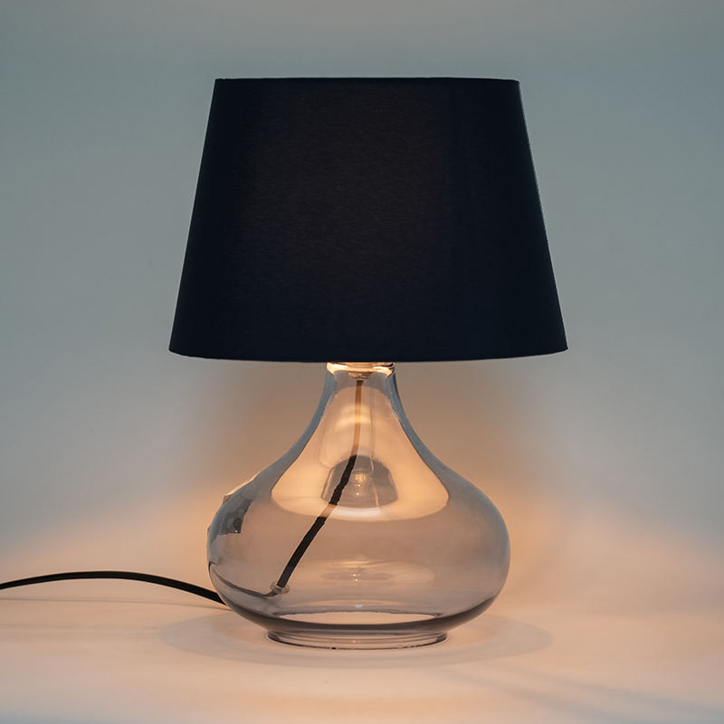 Lampu meja kaca sederhana gaya Eropa