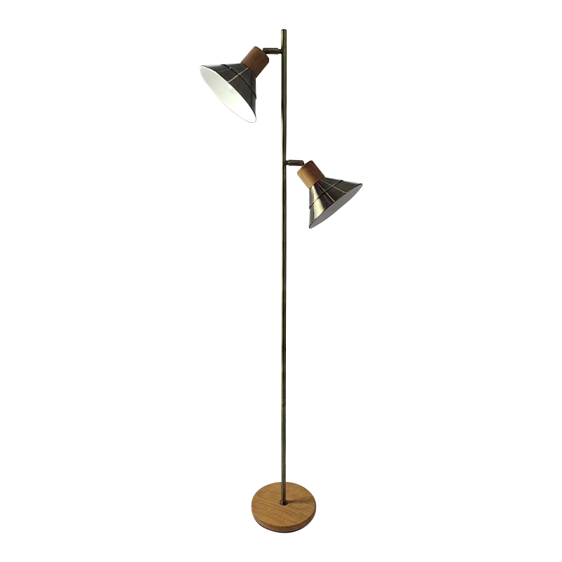 Lampu lantai logam retro nordik