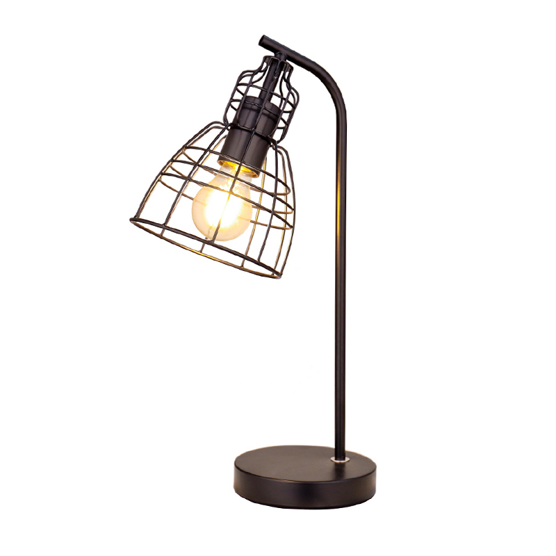 Lampu meja besi Amerika