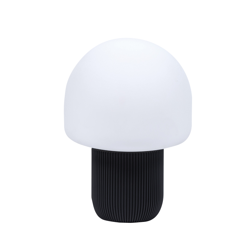 Lampu meja resin jamur kreatif